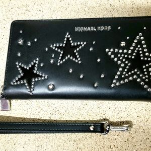 New Leather Michael Kors Wristlet/Wallet